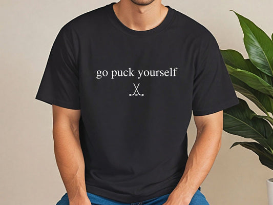 "Go Puck Yourself" Hockey T-Shirt