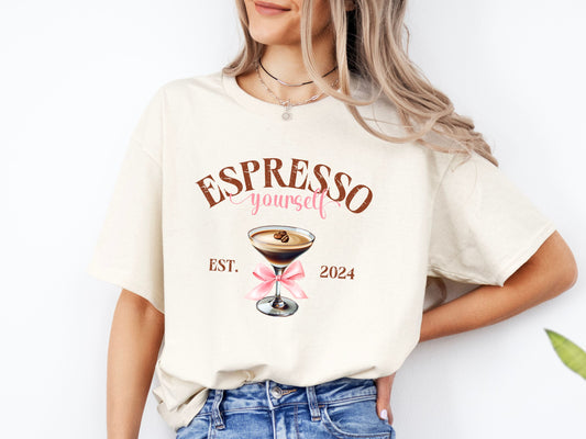 Espresso Yourself T-Shirt – Trendy & Fun Coffee Lover Tee