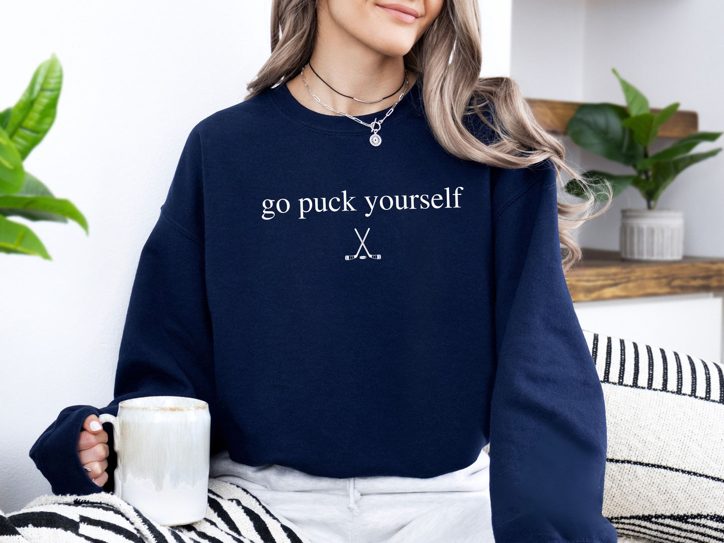 "Go Puck Yourself" Hockey Sweatshirt